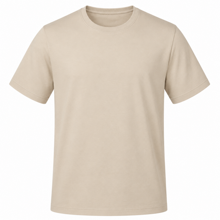 beige tee